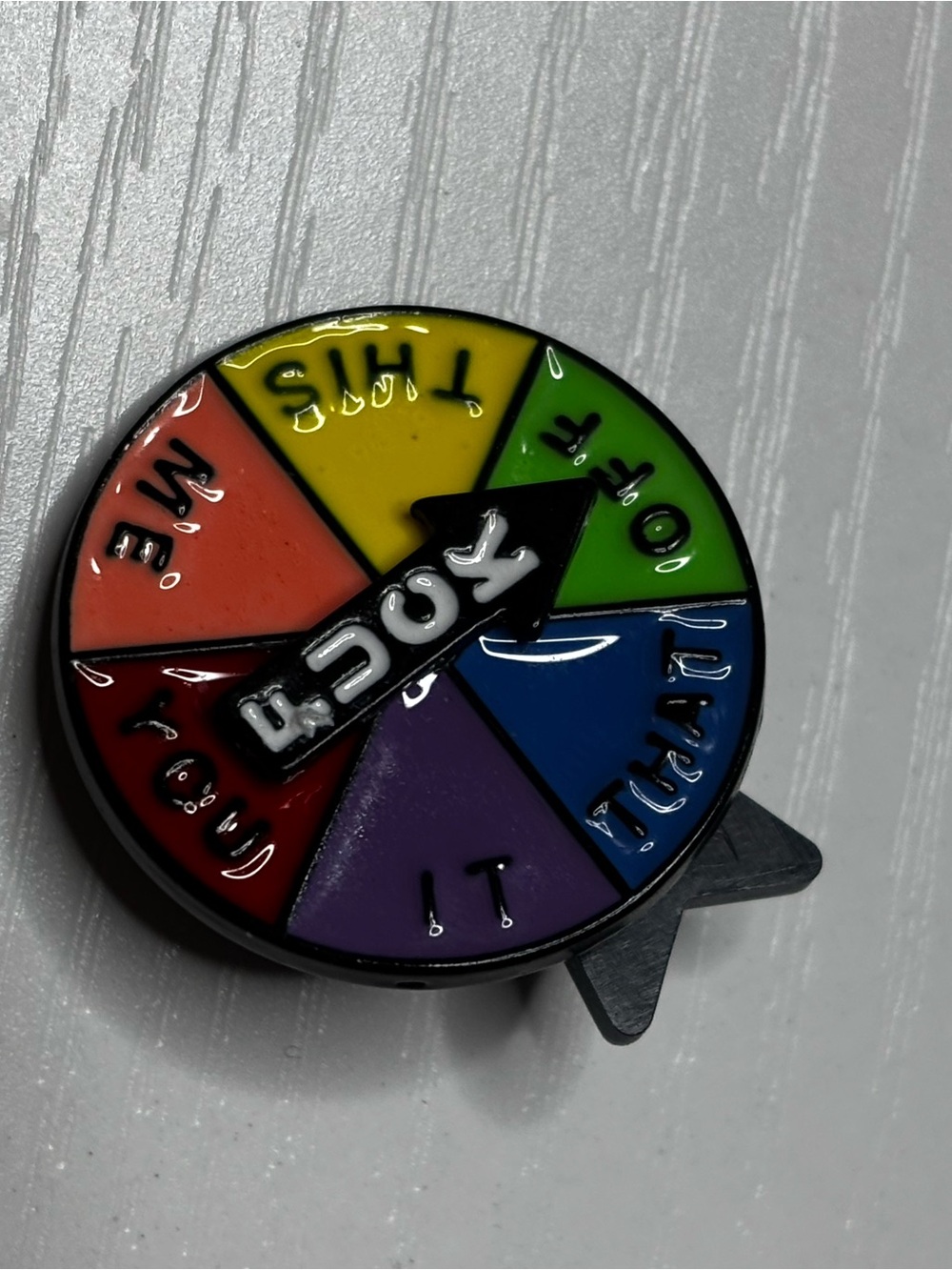 F*** _____ Wheel Enamel Pin - Picture 5 of 9